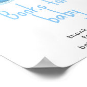 Waterverf walvis - Boeken voor baby Poster (Hoek)