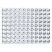 Waterverf-walvis en ankerpatroon tafelkleed (Voorkant (Horizontaal))