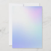 Waterverf walvis Genderneutrale gradiënt oceaan Kaart (Achterkant)