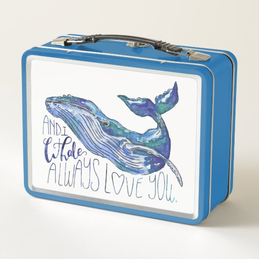 Waterverf walvis - Ik walgelijk altijd van je (Achterkant)