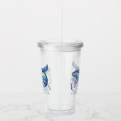 Waterverf walvis - Ik walgelijk altijd van je Acryl Drinkbeker (Rechts)