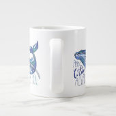 Waterverf walvis - Ik walgelijk altijd van je Grote Koffiekop (Achterkant)