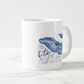 Waterverf walvis - Ik walgelijk altijd van je Grote Koffiekop (Voorkant rechts)