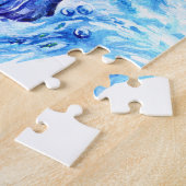 Waterverf walvis legpuzzel (Zijkant)