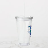 Waterverf walvis - Liefde zo groot als de oceaan Acryl Drinkbeker (Rechts)