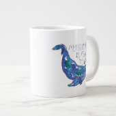 Waterverf walvis - Liefde zo groot als de oceaan Grote Koffiekop (Voorkant rechts)