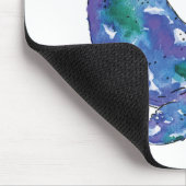 Waterverf walvis - Liefde zo groot als de oceaan Muismat (Hoek)