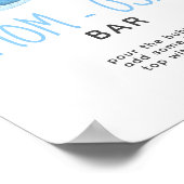 Waterverf walvis - Moeder-Osa Bar Poster (Hoek)