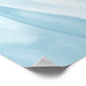 Waterverf walvis poster (Hoek)