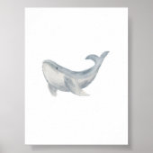 Waterverf walvis print (Voorkant)