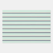 Waterverf walvis - Star - Strippatroon marineblauw Inpakpapier Vel (Voorkant 3)