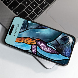 Waterverf walvis Tropisch Case-Mate iPhone Case