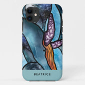 Waterverf walvis Tropisch Case-Mate iPhone Case (Achterkant)