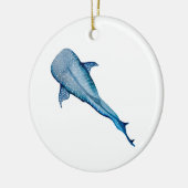 Waterverf walvishaai keramisch ornament (Links)