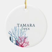 Waterverf walvishaai keramisch ornament (Achterkant)