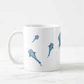 Waterverf walvishaai koffiemok (Links)