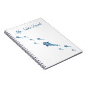 Waterverf walvishaai notitieboek (Rechterzijde)