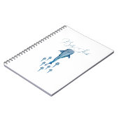 Waterverf walvishaai notitieboek (Linkerzijde)