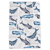 Waterverf walvissen medium cadeauzakje (Achterkant)