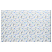 Waterverf walvissen met Dolphins Pattern Stof (Yard (91,4 cm))