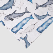 Waterverf walvissen tissuepapier (Detail)