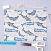 Waterverf walvissen tissuepapier (Craft)