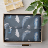 Waterverf walvissen tissuepapier (Geschenk)