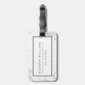 Waterverf Wanderlust Adventure III | Liefde Bagagelabel (Achterkant verticaal)