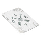 Waterverf Wanderlust Adventure III | Liefde Magneet (Rechterzijde)