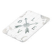 Waterverf Wanderlust Adventure III | Liefde Magneet (Linkerzijde)