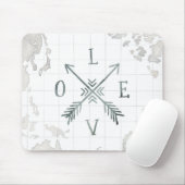 Waterverf Wanderlust Adventure III | Liefde Muismat (Met muis)