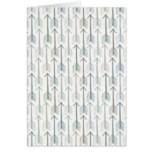 Waterverf Wanderlust Arrow Pattern
