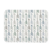 Waterverf Wanderlust Arrow Pattern Magneet (Horizontaal)