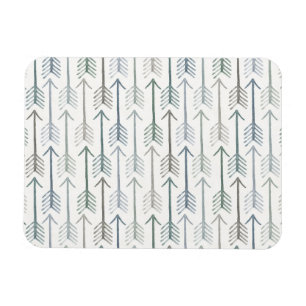 Waterverf Wanderlust Arrow Pattern Magneet