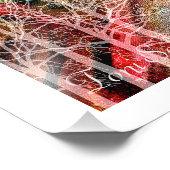 Waterverf wandkunstdecors afdrukken foto afdruk (Hoek)