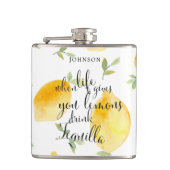 Waterverf wanneer het leven je illusies geeft | We Heupfles (Voorkant)