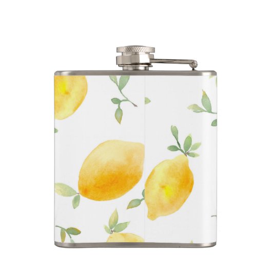 Waterverf wanneer het leven je illusies geeft | We Heupfles (Achterkant)