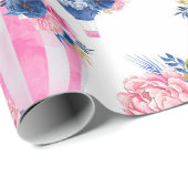 Waterverf warmloperballon cadeaupapier (Rol Hoek)