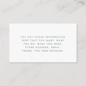 Waterverf was bedankt Sociale links Kaart invoegen (Achterkant)