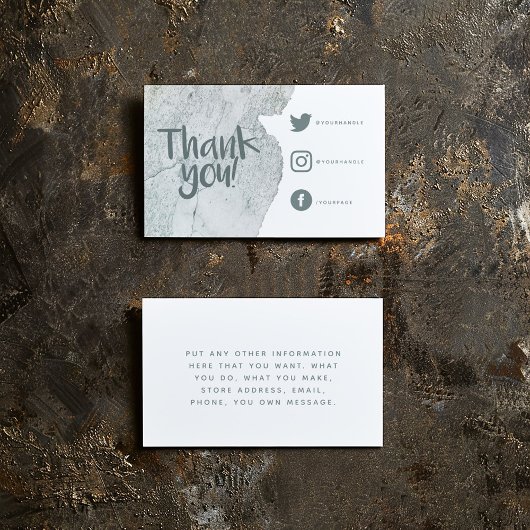 Waterverf was bedankt Sociale links Kaart invoegen