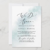 Waterverf was | Blauw dat wij opnieuw stemmen Kaart (Voorkant)