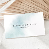 Waterverf was | Blauw Visitekaartje