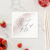 Waterverf was | Blush Donut Mind als ik dat doe Servet (Insitu)