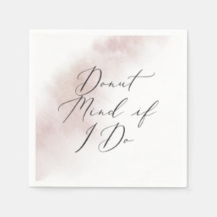 Waterverf was   Blush Donut Mind als ik dat doe Servet