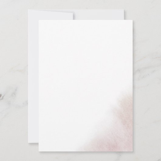 Waterverf was | Blush Let's Celebrate Kaart (Achterkant)