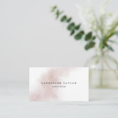 Waterverf was | Blush Visitekaartje (Staand voorkant)