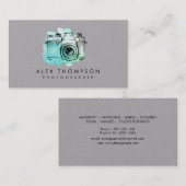 Waterverf was  filmfotograaf visitekaartje (Voorkant / Achterkant)