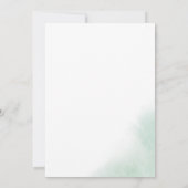 Waterverf was | Green Let's Celebrate Kaart (Achterkant)