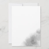 Waterverf was | Grijs de uitnodiging (Achterkant)