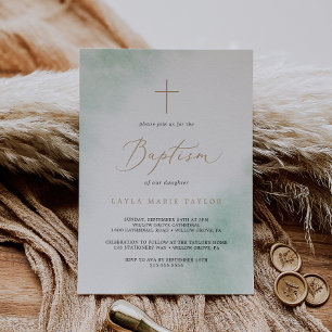 Waterverf was Groene en goudmakreel Kaart